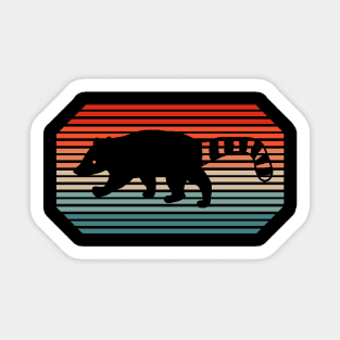 Retro coati animal motif proboscis gift Sticker